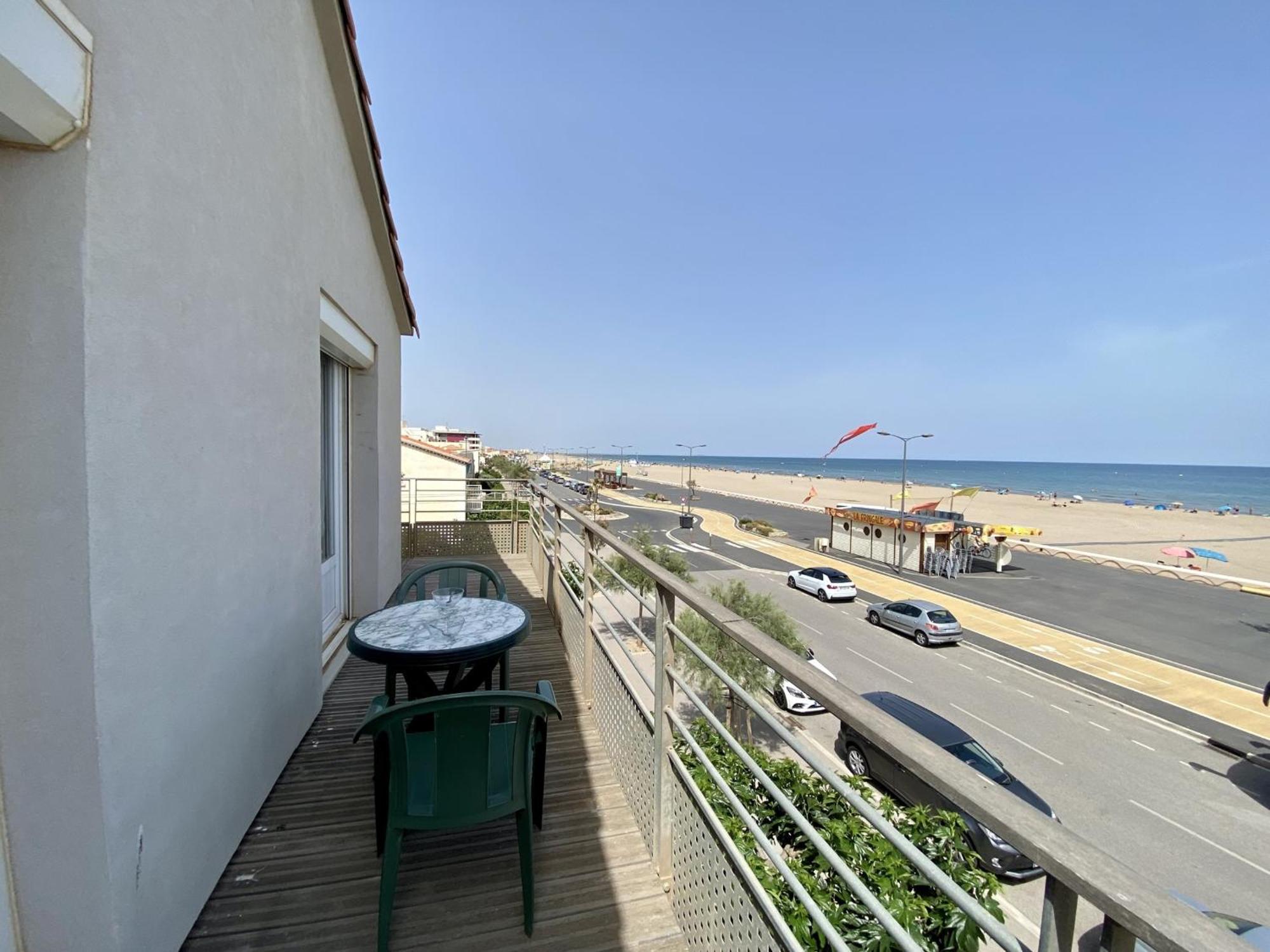 Narbonne-plage : T4 En 1ere Ligne, 7p, Balcon, Parking, Acces Direct - Fr-1-795-6 * Narbonne
